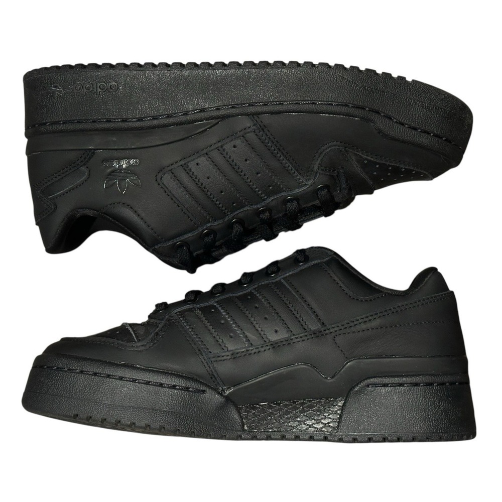 Adidas Womens Originals Forum Bold Black Shoes Sneakers Size 7.5